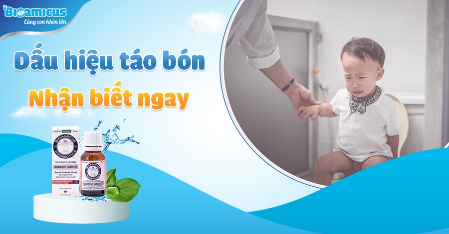 triệu chứng táo bón ở trẻ sơ sinh
