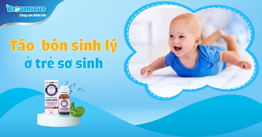 táo bón sinh lý ở trẻ sơ sinh